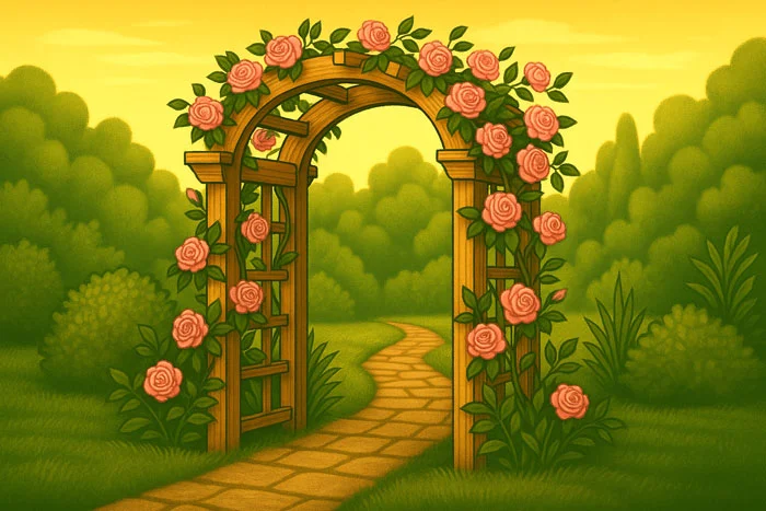 illustration of living arbor