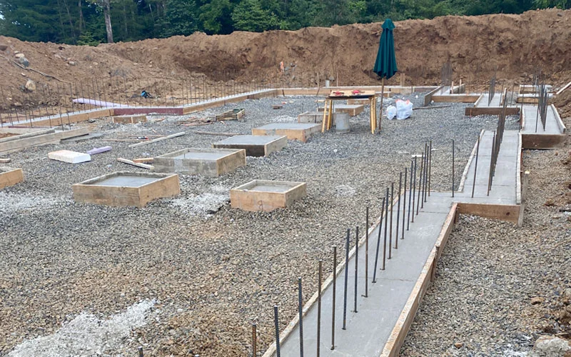 concrete pad installation and construction